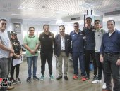 صور .. ناشئو الطائرة "أبطال العرب ورابع عالم" فى جولة باليوم السابع