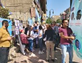 صور.. إقبال كثيف من الأطباء للتصويت بالانتخابات بعد ساعتين من فتح الباب