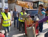 جهاز 6 أكتوبر يشن حملات لغلق وتشميع المحال المخالفة وإزالة التعديات