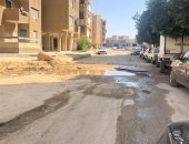 شكوى من كسر ماسورة مياه فى إسكان الشباب بمدينة الشروق
