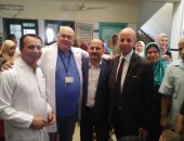 وكيل صحة الشرقية يتفقد القافلة الطبية العلاجية بمنيا القمح