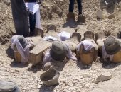 خبيئة العساسيف .. عمال الحفائر بالبعثة المصرية بالأقصر يعثرون على توابيت فرعونية