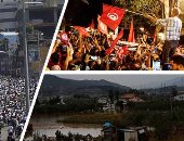 العالم هذا الصباح.. ارتفاع  ضحايا إعصار "هاجيبيس" فى اليابان وانقطاع المياه عن 82 ألف منزل.. التوانسة يحتفلون برئيسهم الجديد حتى الصباح.. مظاهرات فى هايتى للمطالبة برحيل رئيس البلاد بعد ارتفاع معدلات التضخم