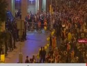 احتجاجات فى برشلونة على حكم بالسجن ضد قادة الانفصال