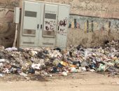 انتشار القمامة بجانب مدرسة الأنصار بشارع منشية التحرير