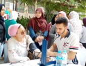 صور.. جامعة القاهرة تطلق حملة "صحتك يا شباب"