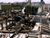 10 صور نادرة تجسد مراحل إنشاء مكتبة الاسكندرية