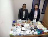 جمارك مرسى علم تضبط محاولة تهريب أدوية ومستحضرات تجميل