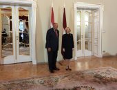 شكرى يبحث مع رئيسة برلمان لاتفيا برنامج الإصلاح الاقتصادى للحكومة المصرية