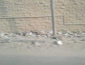 شكوى من انتشار القمامة بمنطقة الأوتوستراد بالمعادى