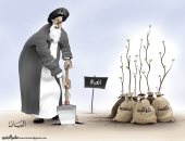 كاريكاتير الصحف الإماراتية.. إيران تزرع الفتن و الفساد بالعراق