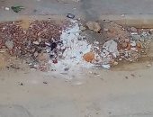 قارئ يشكو من تراكم القمامة بالحى الأول فى مدينة العبور