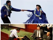 العالم هذا الصباح.. تجدد المظاهرات فى العراق بعد رفع قرار حظر التجوال.. رئيس بوليفيا إيفو موراليس يلقى كلمة أمام تجمع حاشد لأنصاره.. أعضاء البرلمان فى هونج كونج يحتجون على حديث زعيمة المدينة كارى لام.. صور