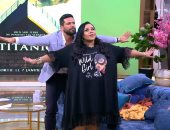 شاهد.. حسن الرداد يتحدى شيماء سيف فى برنامج "معكم" الليلة