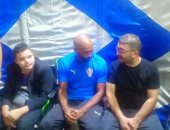 صور.. شيكابالا يقدم واجب العزاء فى وفاة الطفل الزملكاوى أدهم الكيكى 