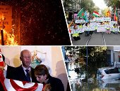أحداث العالم هذا الأسبوع × 100 صورة.. عواصم العالم تنتفض ضد العدوان التركى على الأراضى السورية.. التونسيون يصوتون فى الجولة الثانية من الانتخابات الرئاسية.. ويحتفلون بفوز قيس سعيد.. وكاليفورنيا فى ظلام دامس