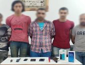 عصابة الخمسة وراء سرقة المواطنين بالإكراه فى أبو النمرس