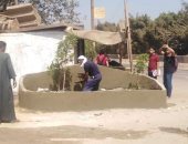 قارئ يشارك صور تنظيف وتشجير مدخل قرية الضبعى بالعياط بالجهود الذاتية