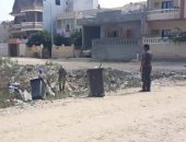 مجلس مدينة العريش يطلق حملات نظافة وتركيب كشافات إنارة الشوارع