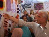 صور.. محافظ جنوب سيناء يفتتح معرض المشغولات اليدوية بمدرسة الإمام محمد عبده