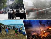 العالم هذا الصباح.. إعلان حظر التجول بتشيلى بعد احتجاجات ضد رفع أسعار تذاكر المترو.. كر وفر بين الشرطة والمتظاهرين فى إقليم كتالونيا.. عشرات المواطنين يشاركون فى إزالة أثار تسرب نفطى ضرب 130 شاطئا بالبرازيل 