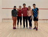 شاهد.. لاعبو ماليزيا يتدربون فى نادى الجزيرة استعدادا لبطولة العالم للاسكواش