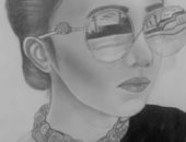 قارئة تشارك "صحافة المواطن" برسومات باستخدام القلم الرصاص والفحم