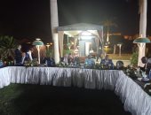الرى تقيم حفل عشاء لضيوف أسبوع القاهرة للمياه تحت سفح الهرم 