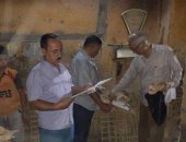 صور.. حملة لضبط المخابز البلدية ورفع المخلفات الصلبة بالمنيا