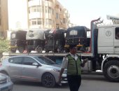 الجيزة: رفع 1400 حالة إشغال للمقاهى والمحلات وضبط 35 توك توك بحدائق الأهرام
