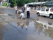 صور.. فتح 5 طرق رئيسية بمراكز الشرقية بعد شفط مياه الأمطار