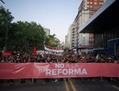احتجاجات فى أوروجواى ضد خطط أمنية مشددة تزامنا مع إجراء الانتخابات العامة