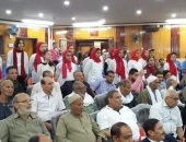 صور.. تعليم بنى سويف تكرم أبطال حرب أكتوبر فى احتفالية "لقاء الأجيال"