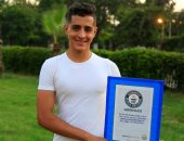 "محمد مجاهد" صعيدى دخل موسوعة جينيس فى قفزة سبايدرمان.. فيديو