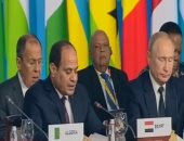 السيسى يدعو بوتين ورؤساء الدول الأفريقية لحضور منتدى أسوان ديسمبر المقبل