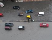 شكوى من تراكم مياه الامطار بمنطقة الهانوفيل بالعجمى