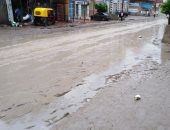 قارئ يشكو من تراكم مياه الأمطار بقرية شنو بكفر الشيخ 