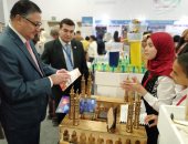 صور .. جامعة بنها تشارك فى معرض القاهرة الدولى السادس للابتكار