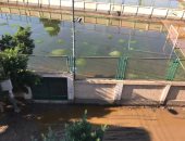 صور.. غرق مراكز شباب بالغربية بسبب مياه الأمطار
