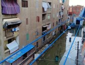 قارئ يشكو من تراكم مياه الأمطار بشوارع كفر الدوار  بالبحيرة