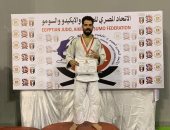 أحمد عمرو لاعب الشمس يتوج بذهبية الجودو فى بطولة الجمهورية