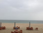 الطقس الآن فى شمال سيناء .. تواصل هطول الأمطار على السواحل