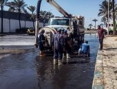 لجنة الطوارئ تنجح فى مواجهة سوء الأحوال الجوية بميناء دمياط