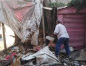 صور .. إزالة الأكشاك المخالفة وغلق 4 محلات شرق الإسكندرية