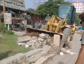 صور.. رفع وإزالة 389 حالة إشغال متنوعة فى حملة مكبرة بالواسطى شمال بنى سويف