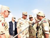 وزير الدفاع يشهد إجراءات التفتيش ورفع الكفاءة القتالية لأحد تشكيلات المنطقة المركزية العسكرية