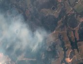 شاهد حرائق كينكيد من الفضاء عبر صور الأقمار الصناعية