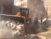 إزالة حالة تعد على أملاك دولة بقرية دماريس بالمنيا