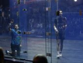 كريم عبد الجواد يفوز بالشوط الأول على المصنف الأول عالمياً فى الاسكواش