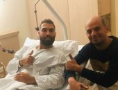 "زيزو" يعود إلى القاهرة الاثنين المقبل بعد إجراء جراحة الرباط الصليبى